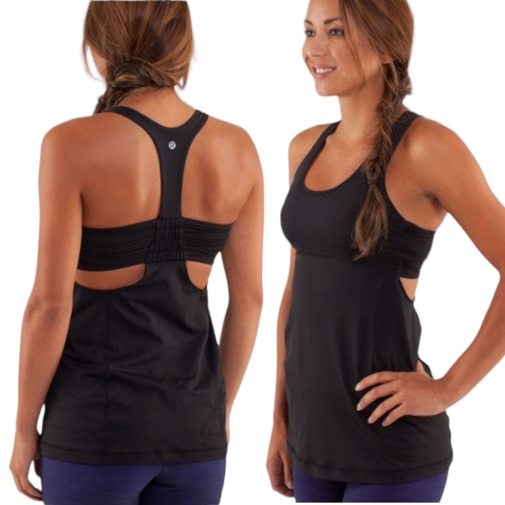 Lululemon Turbo Tank Black Size 4